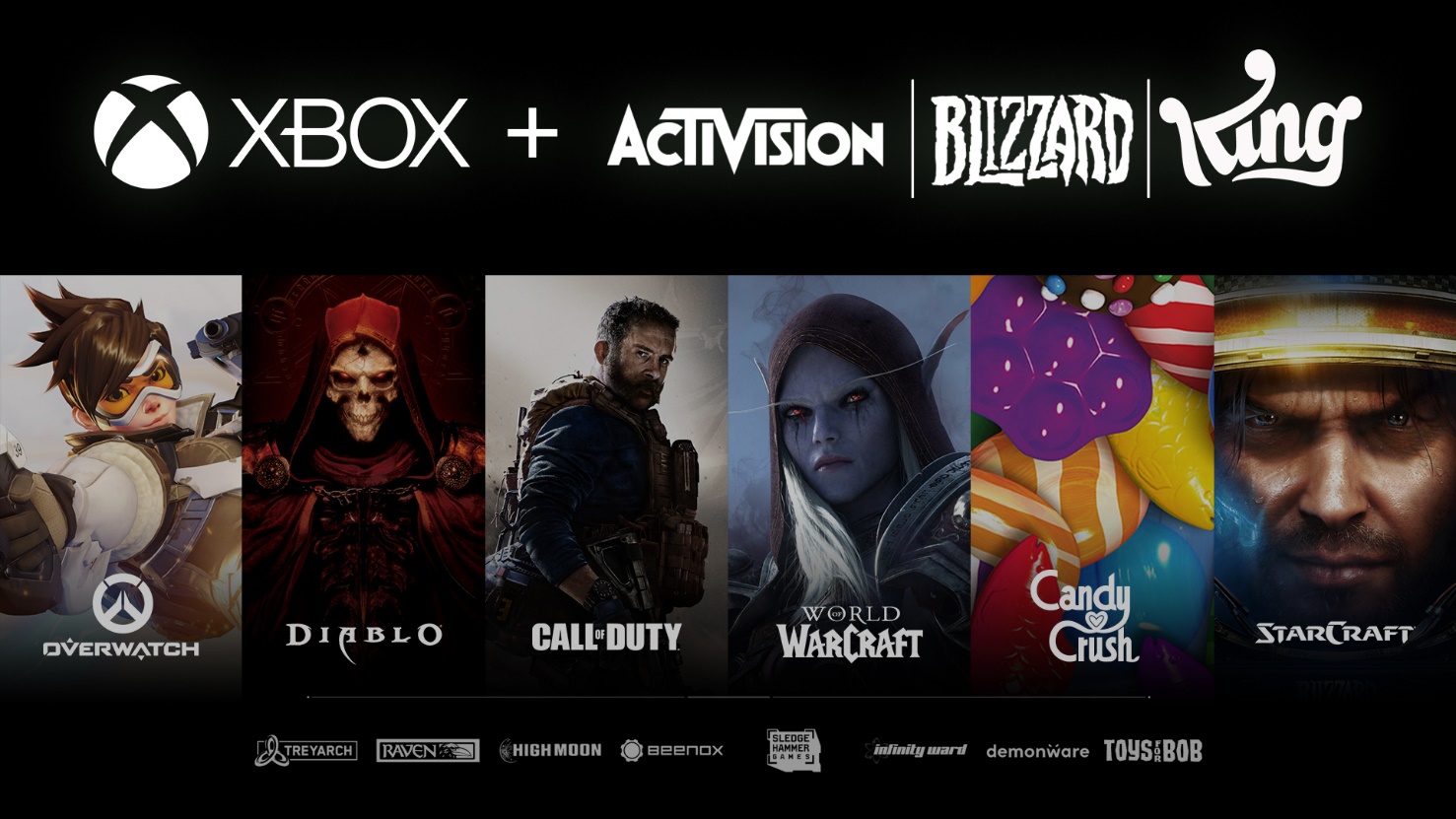 Microsoft inicia o processo de aquisição da Activision Blizzard
