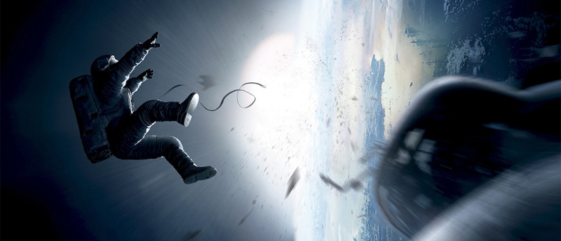 Sandra Bullock e George Clooney juntos em Gravity