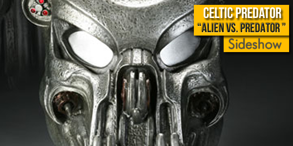 Bando de Hominho – AVP Celtic Predator Mask pela Sideshow Collectibles