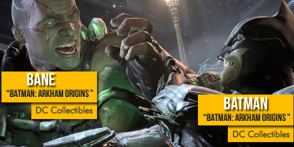 Bando de Hominho – Batman Arkham Origins (Batman & Bane) Figures