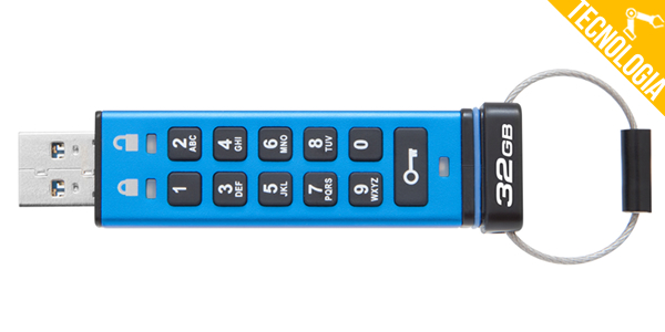 Kingston – ‘DataTraveler 2000’ é o pendrive com teclado alfanumérico e criptografia