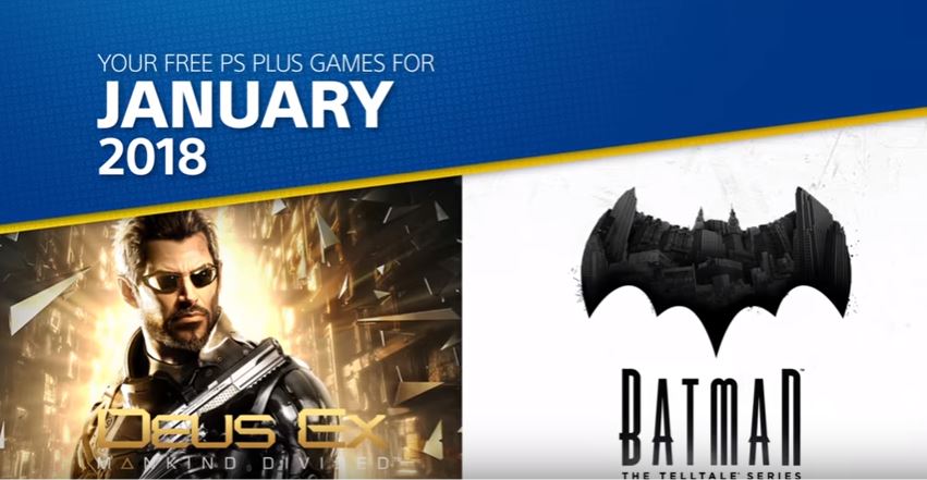 ‘Sony’ – Lista oficial Playstation Plus Janeiro 2018