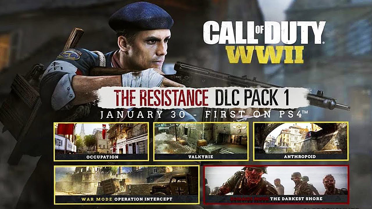 ‘Activision’ – DLC A Resistência de Call of Duty WWII chega ao Xbox One e PC