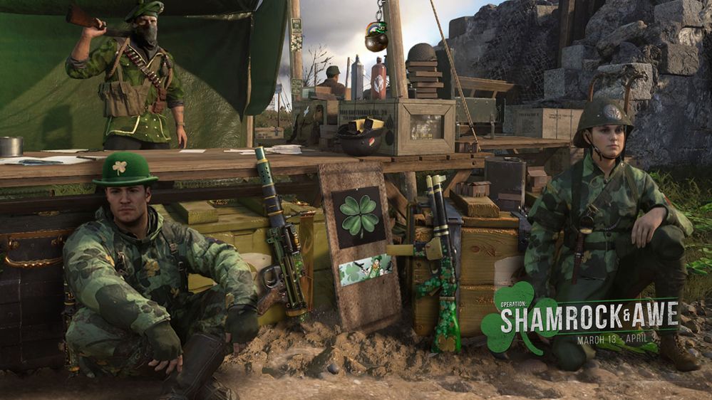 ‘Activison’ – Grande atualização e novo evento de St. Patrick’s Day em Call of Duty WWII