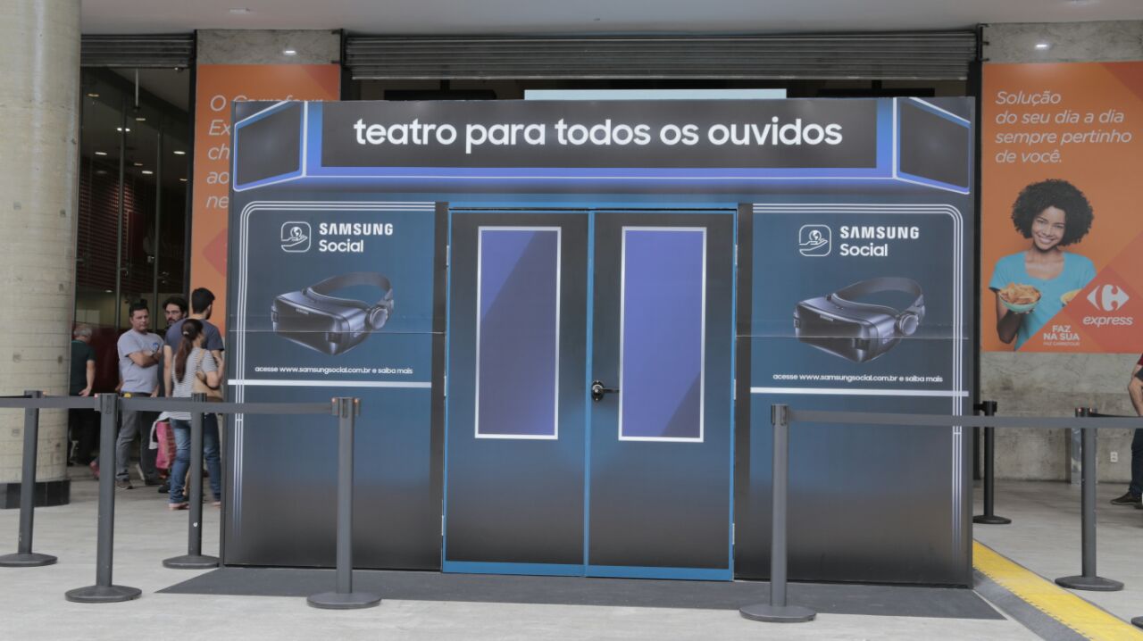 ‘Samsung’ – Experiência imersiva nos mostra a atualização do projeto “Teatro para Todos os Ouvidos”