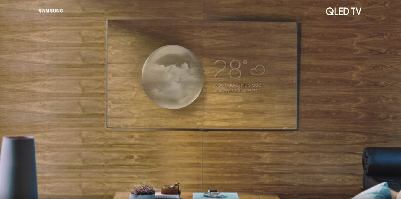 ‘Samsung’ – Nova TV QLED 2018 agora com modo ambiente