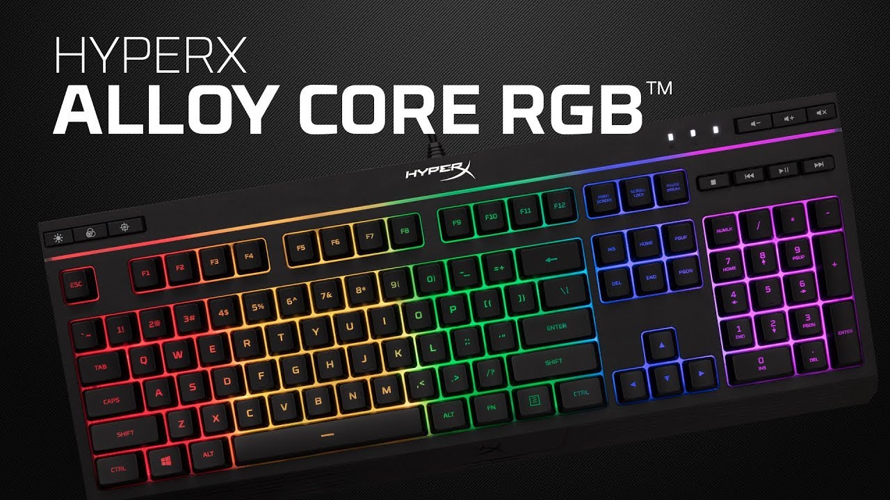 ‘HyperX’ – Empresa lança o Alloy Core RGB, primeiro no formato ABNT2