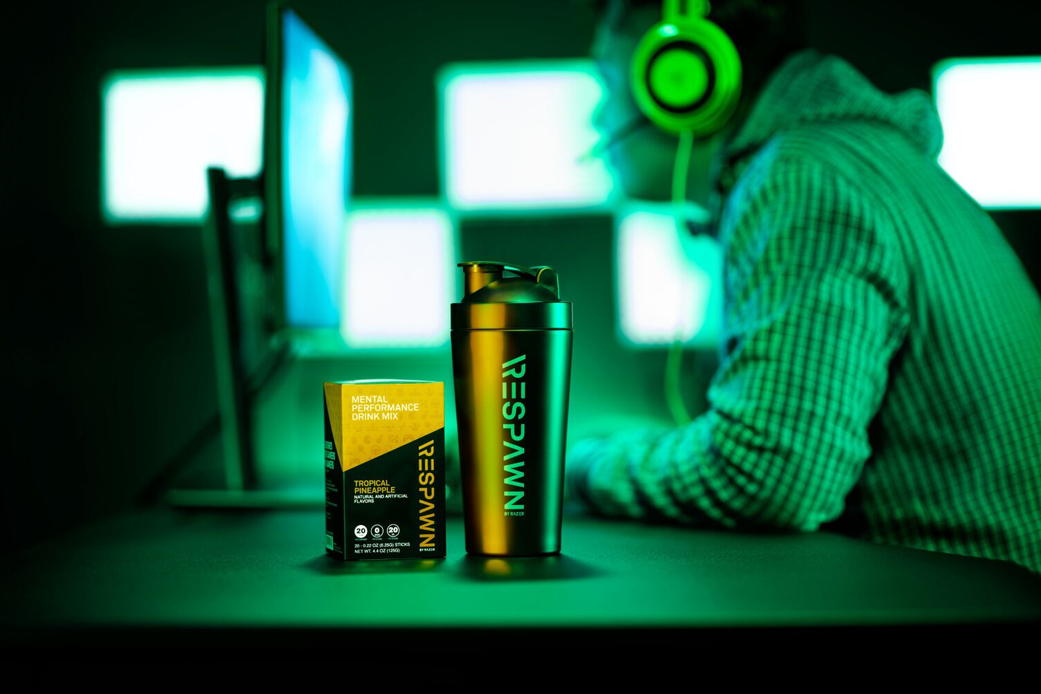 Razer anuncia “Respawn”, uma bebida feita para melhorar a performance mental dos gamers