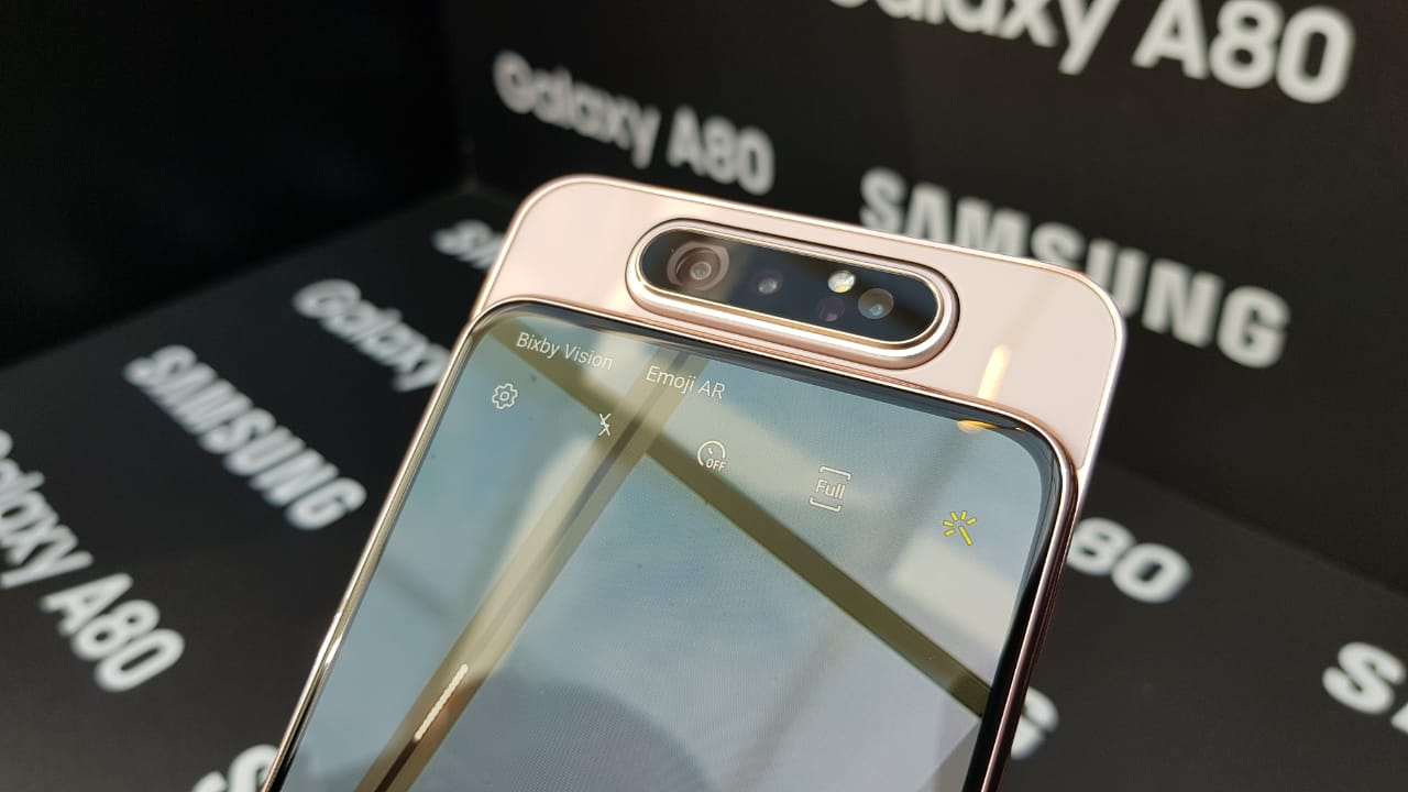 Samsung | Galaxy A80 chega ao Brasil com câmera tripla giratória e tela infinita de 6.7”