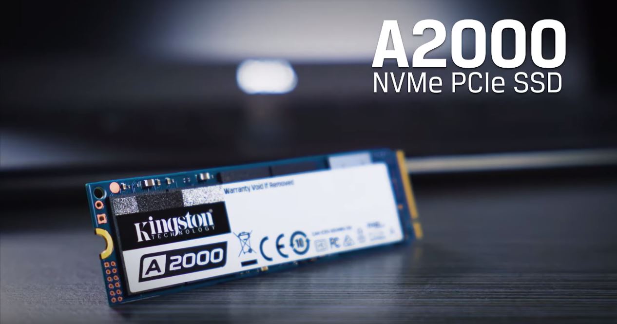 Kingston | Empresa lança novo SSD A2000 NVMe PCIe da nova geração