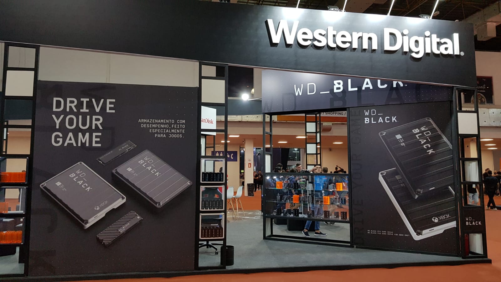 BGS 2019 | Western Digital apresentou durante a feira produtos da linha WD Black, voltados ao público gamer