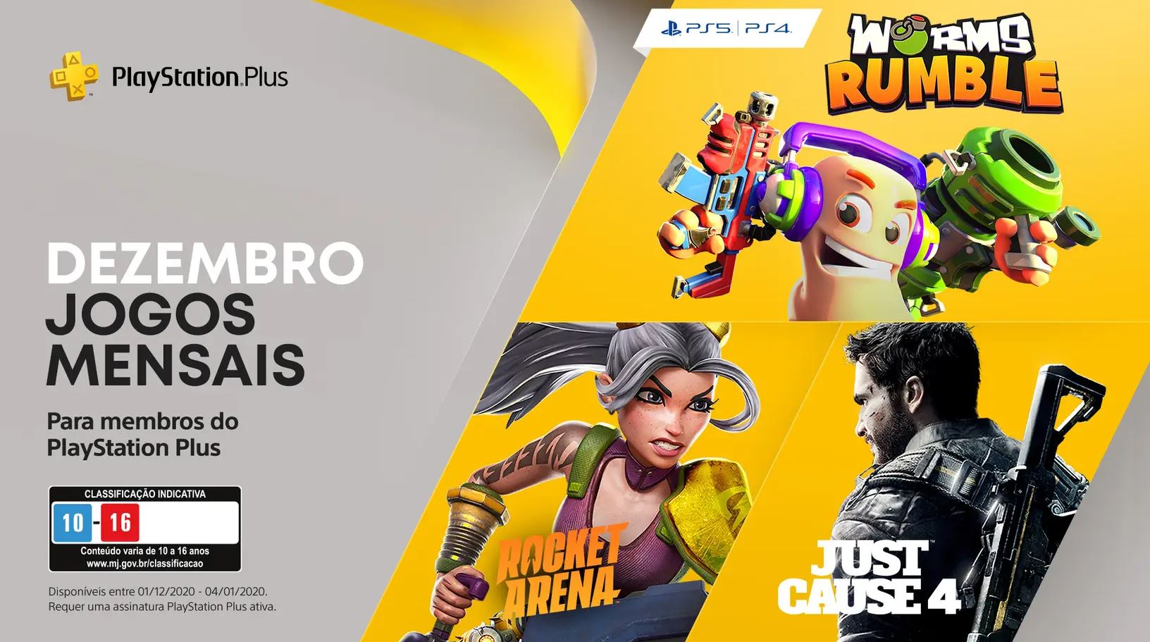 Sony | Confira os jogos disponibilizados aos assinantes da Ps Plus em dezembro