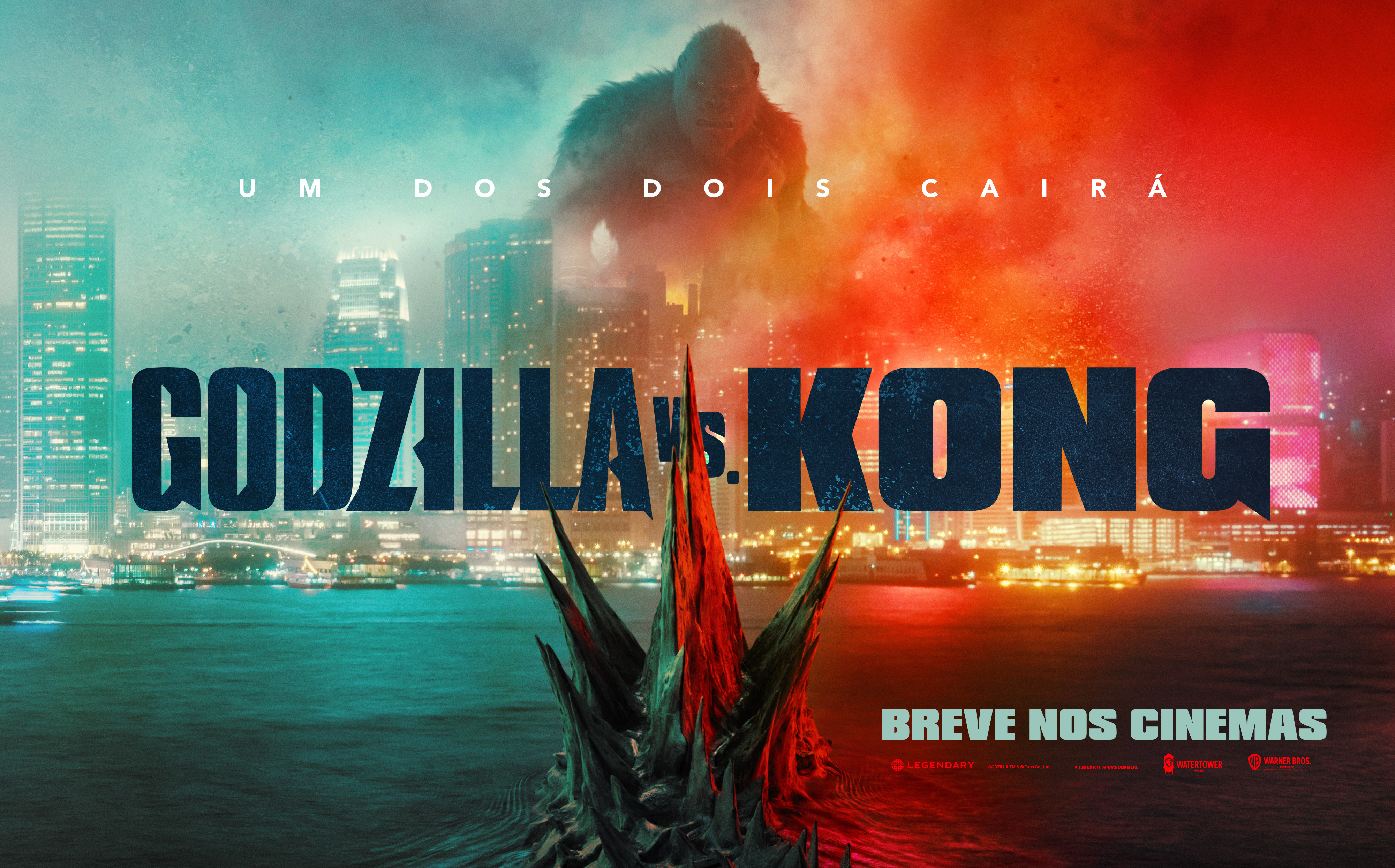 Warner | Godzilla vs. Kong recebe primeiro trailer e artes
