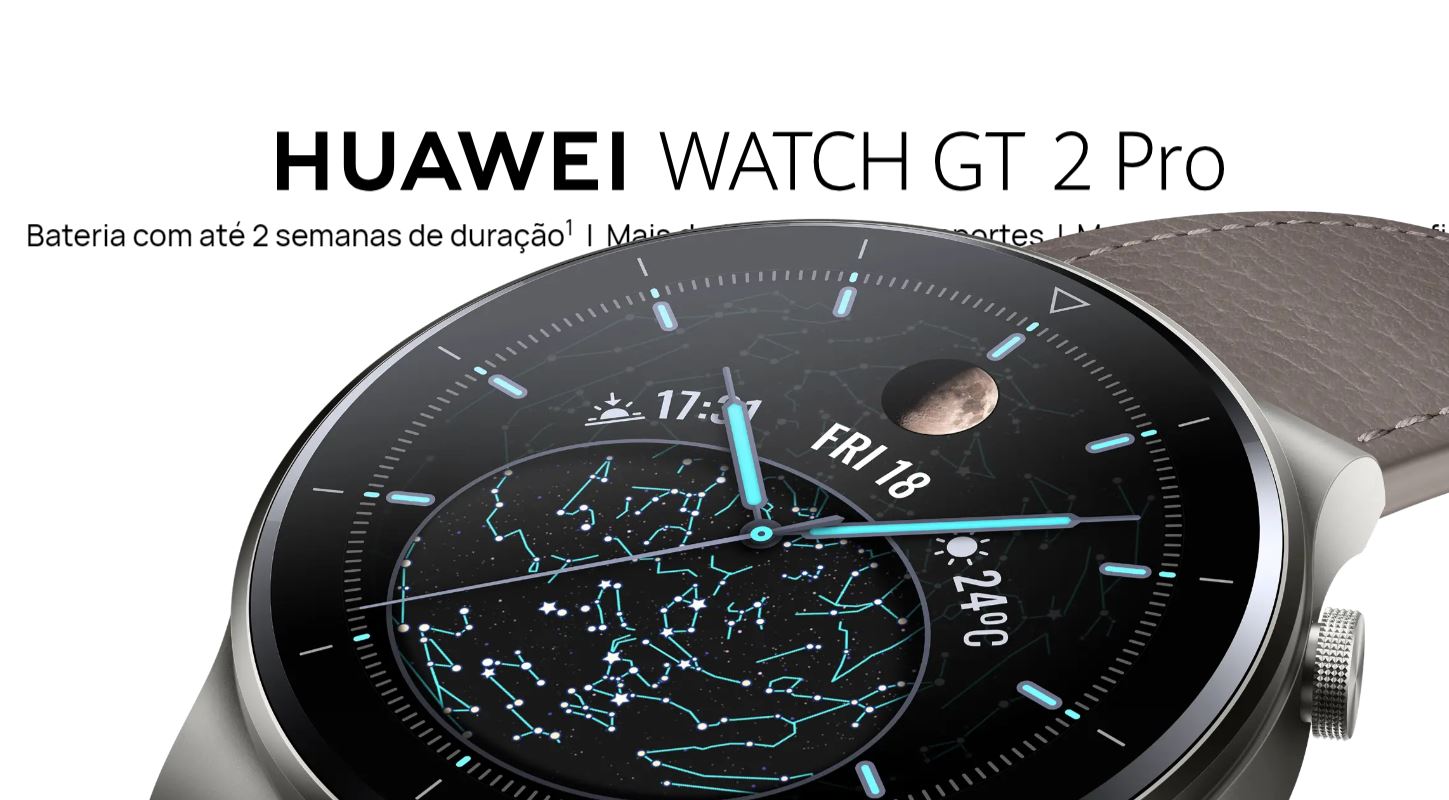 Novo smartwatch HUAWEI Watch GT 2 PRO chega oficialmente no Brasil