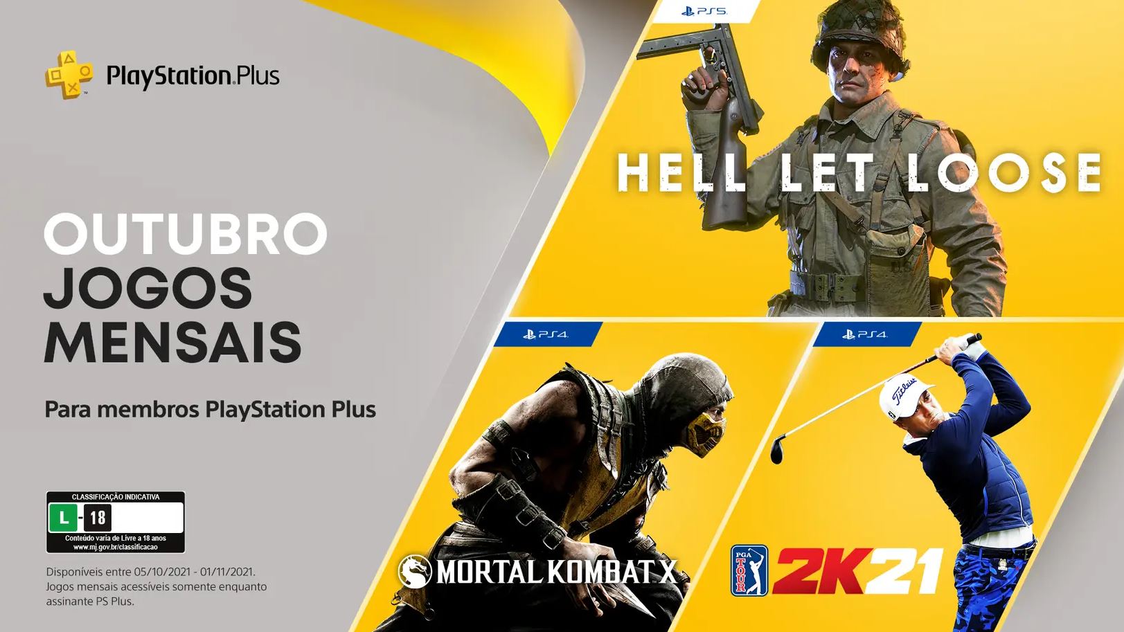 Playstation | Confira os games disponíveis aos assinantes da Ps Plus de outubro