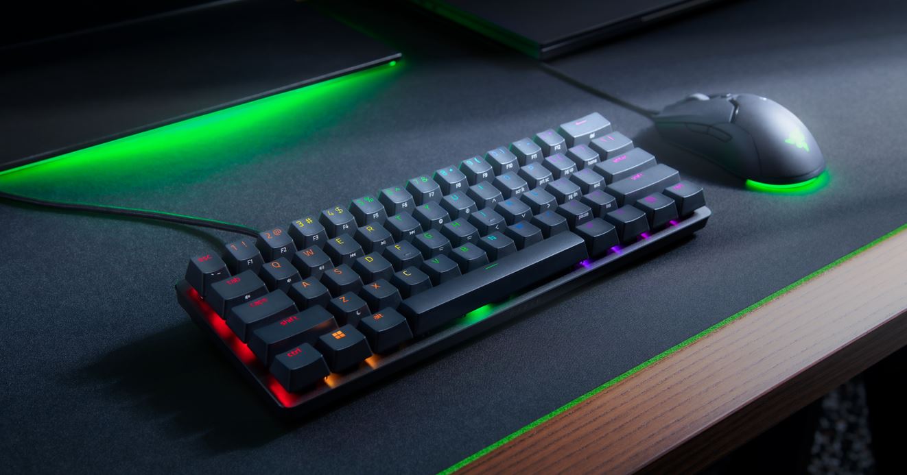 Razer | Empresa anuncia teclado compacto Razer Huntsman Mini Analog com switches analógicos