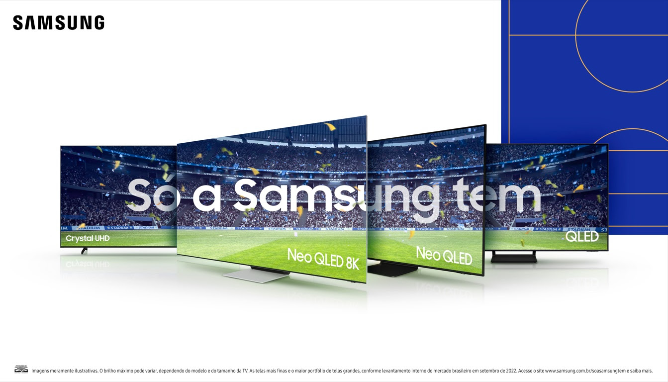 Samsung | Empresa anuncia portfólio completo de TVs 4K e 8K com recursos exclusivos