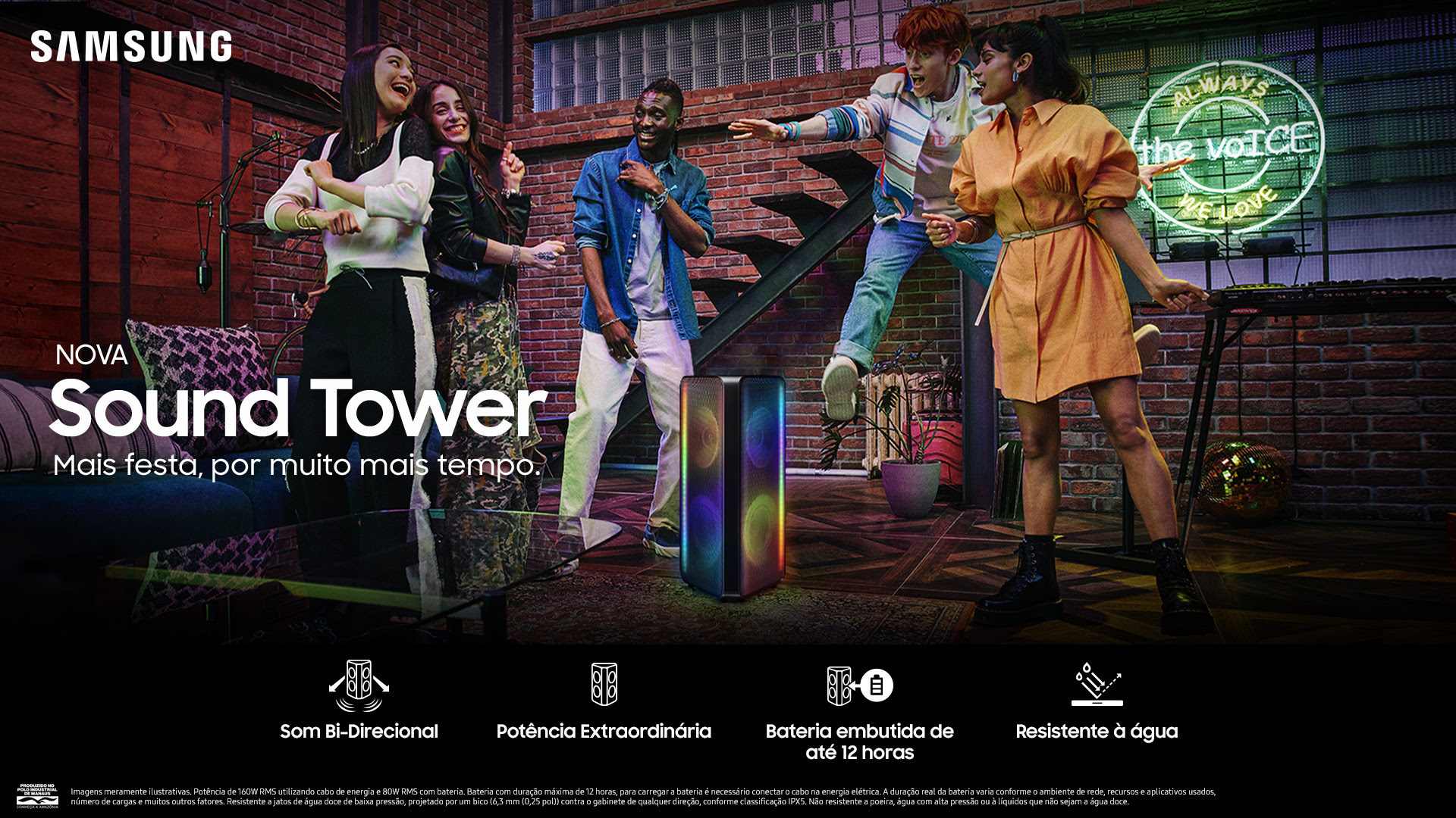 Samsung | Empresa lança a a nova caixa de som Sound Tower MX-ST45B