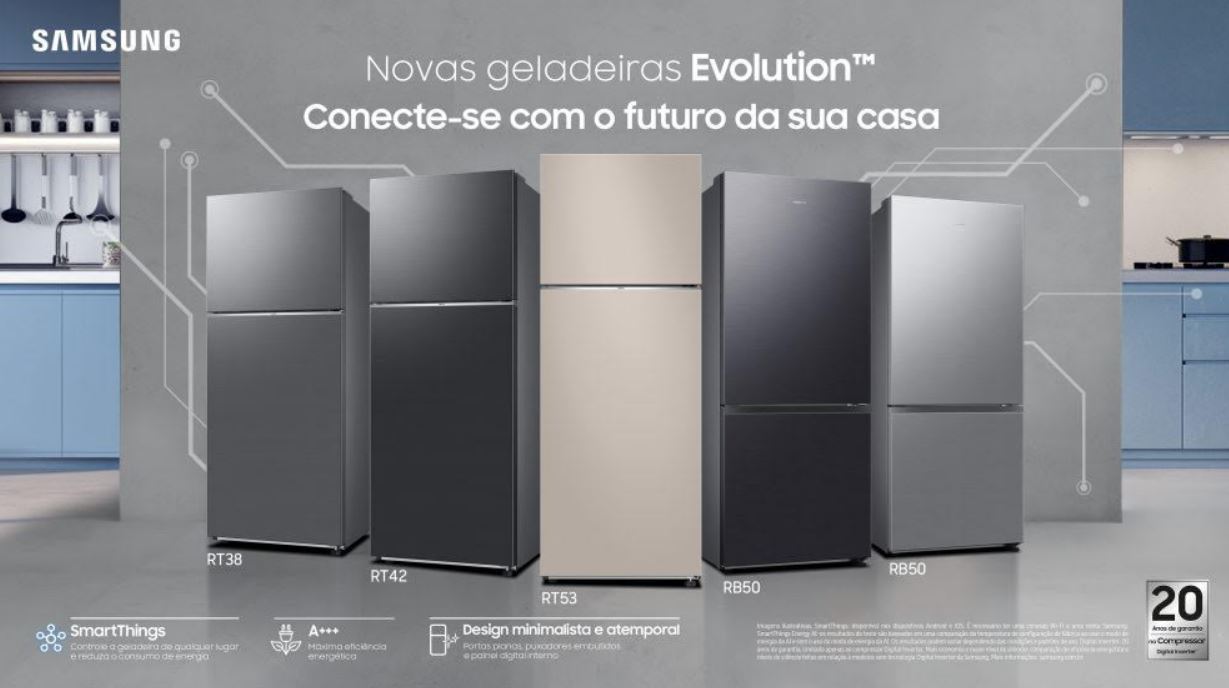 Samsung | Empresa amplia linha de Geladeiras Evolution com modelos Duplex e Duplex Inverse conectados com SmartThings