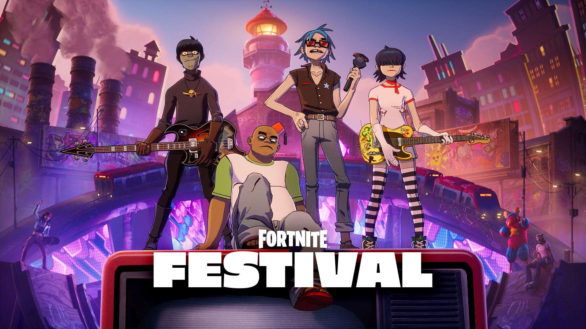 Epic Games | Gorillaz é a atração principal da Temporada 10 do Fortnite Festival