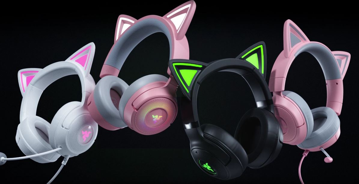 Razer apresenta linha Kraken Kitty V3, agora com conectividade multiplataforma