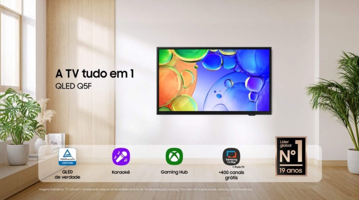 Samsung | Nova Smart TV QLED Q5F é anunciada oficialmente